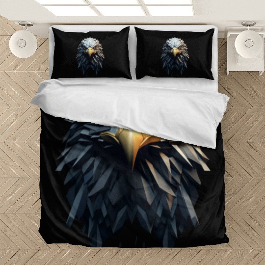 Geometric Eagle Animation Bedding Sets