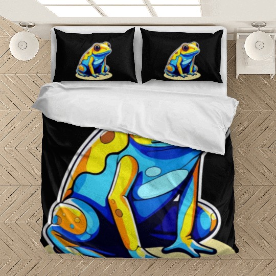 Golden Poison Frog Illustration Bedding Sets