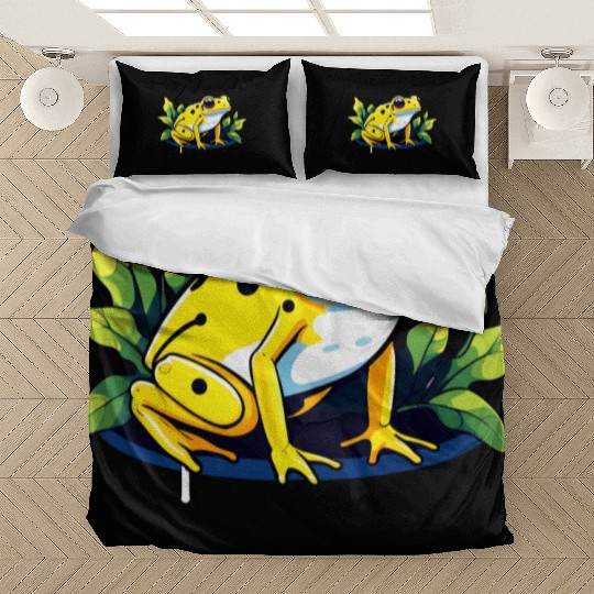Golden Poison Frog Illustration Bedding Sets