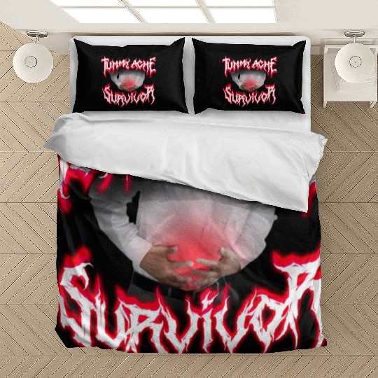 Tummy Ache Survivor Metal Design Bedding Sets