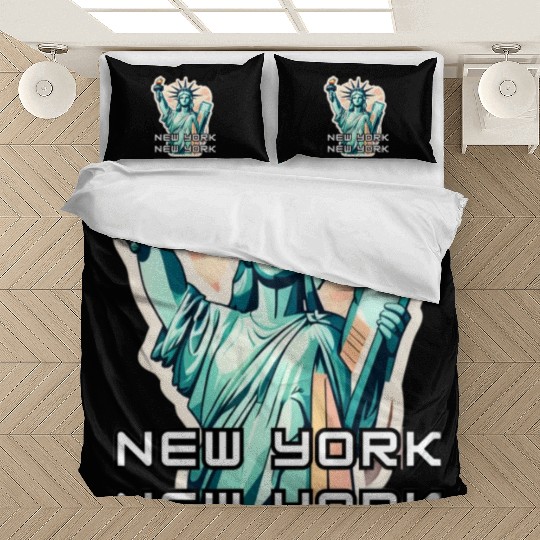 New York - Statue of Liberty Bedding Sets