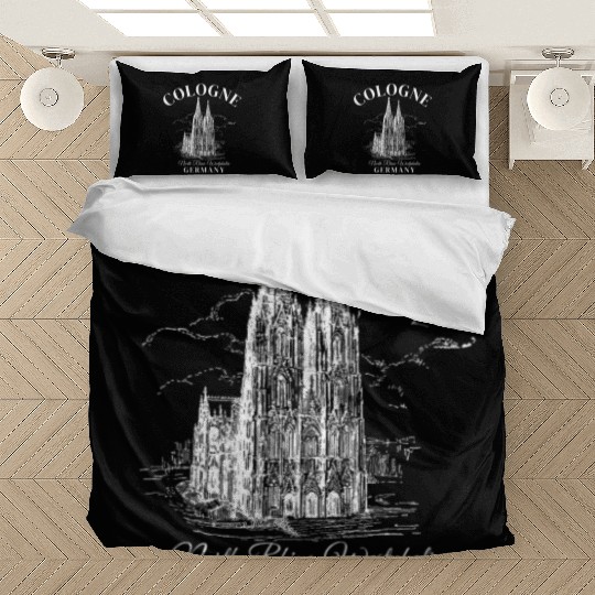Cologne Germany retro Bedding Sets