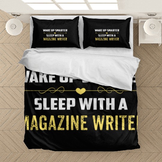 Wake Up Smarter Sleep With A MAGAZINE WRITER Bedding Sets