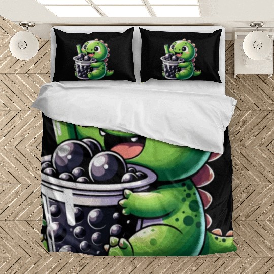 Boba Tea Dragon Kawaii Bedding Sets