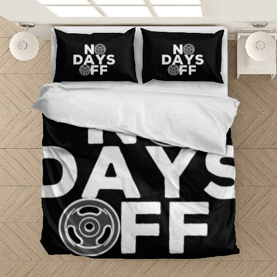 No Days Off , Gym and training. Bedding Sets