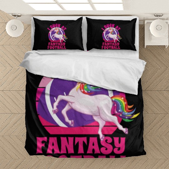 I Suck At Fantasy Football Bedding Sets