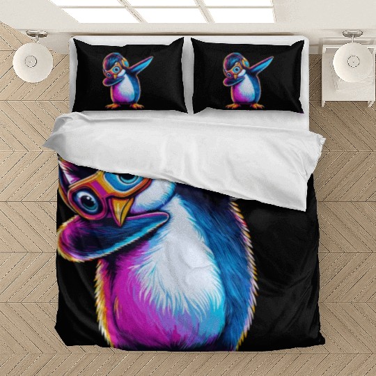 Dabbing Penguin - Hilarious Bedding Sets for Dab Enthusiast
