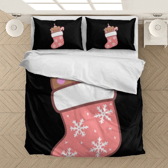 Teddy bear in a boot Bedding Sets
