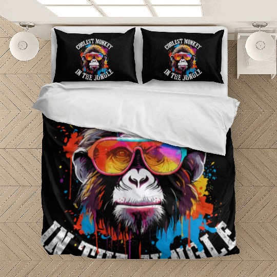 Coolest Monkey In The Jungle Bedding Sets