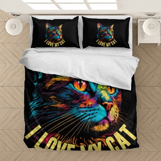 I Love My Cat Bedding Sets