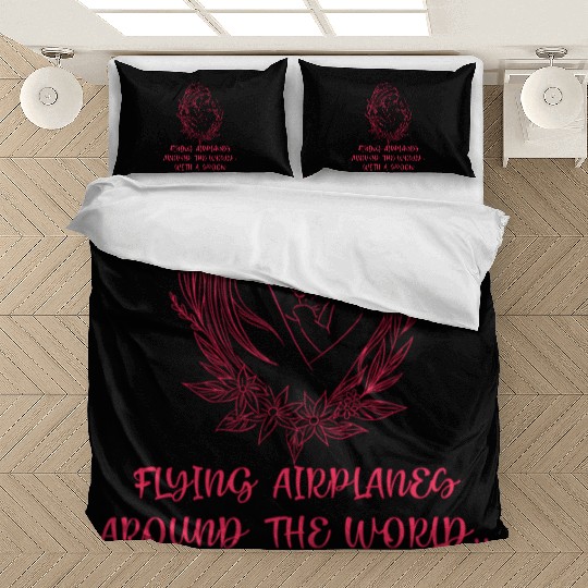 Flying Airplanes With Spoon Mom Lifestyle Mother H Bedding Sets