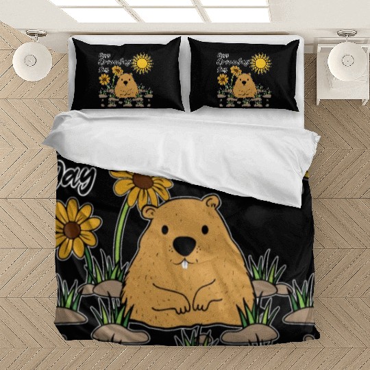 Happy Groundhog Day Animal Spirit Rodent Bedding Sets