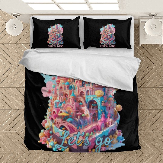 Let's Go Candy Land Graphic Bedding Sets