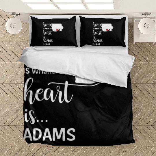 Adams County Iowa Is Where My Heart Is Gift Bedding Sets