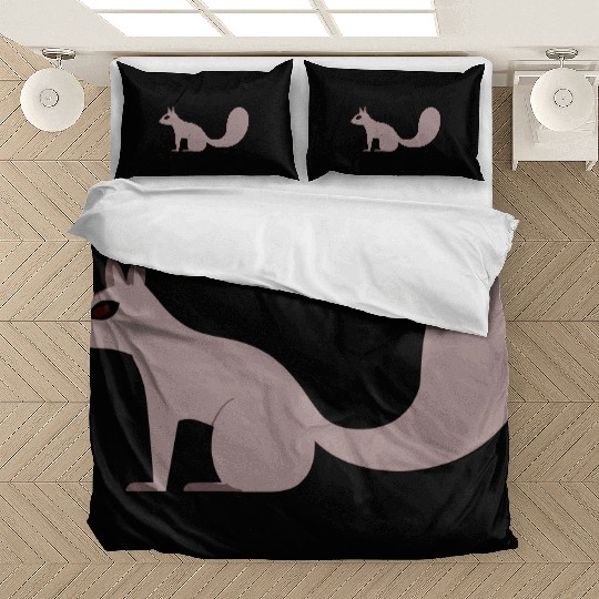Squirrel Vector 3 Colors Bedding Sets