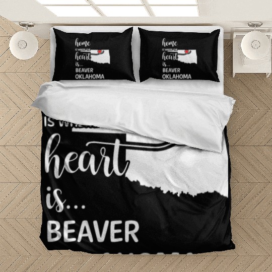 Beaver County Oklahoma Is Where My Heart Is Gift Bedding Sets
