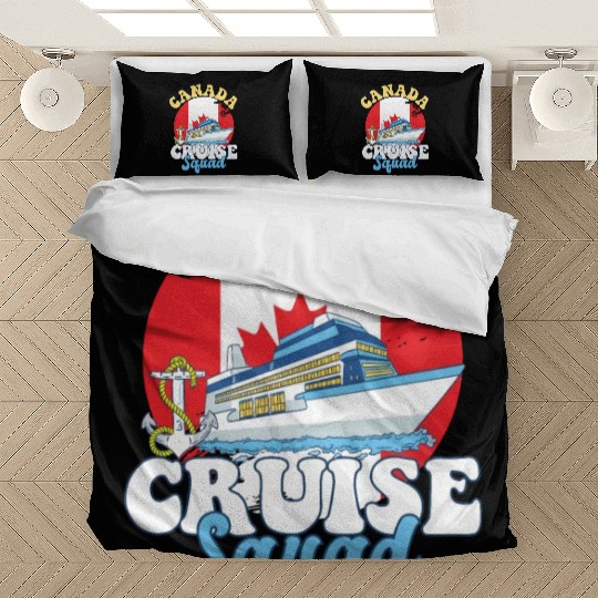 Canada Cruise Squad Family Vacation Trip Bedding Sets