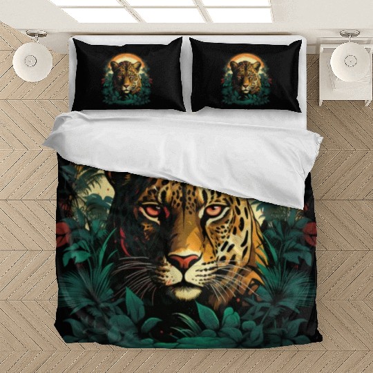 The cheetah and hiding among the trees Bedding Sets