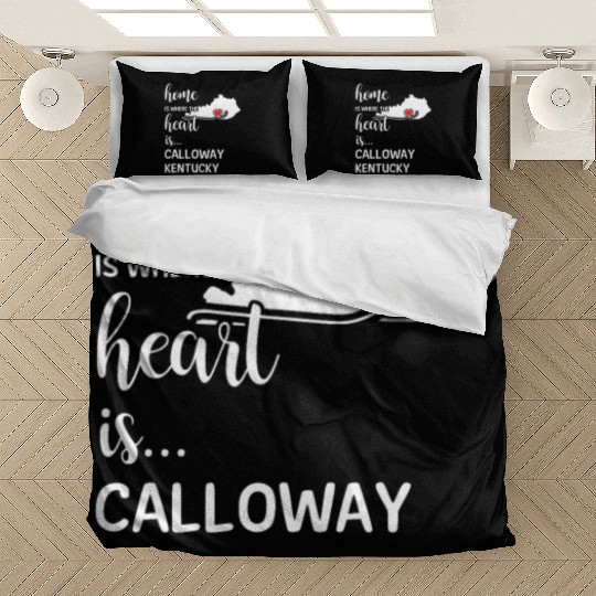 Calloway County Kentucky Is Where My Heart Is Gift Bedding Sets