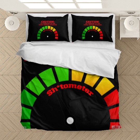 SHIT*METER in use! Bedding Sets