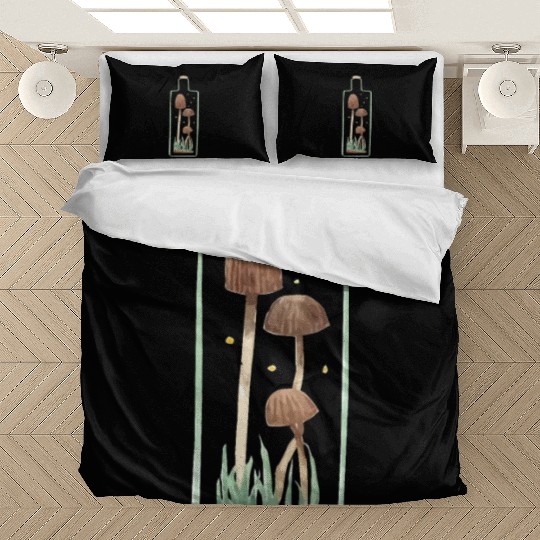 Mushroom and Firefly Terrarium Bedding Sets