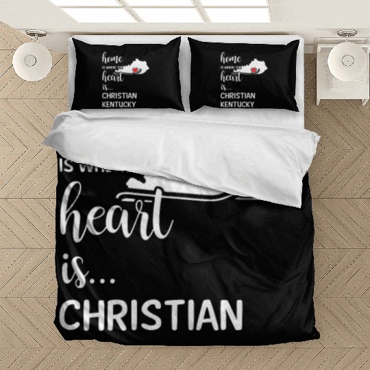 Christian County Kentucky Is Where My Heart Is Bedding Sets