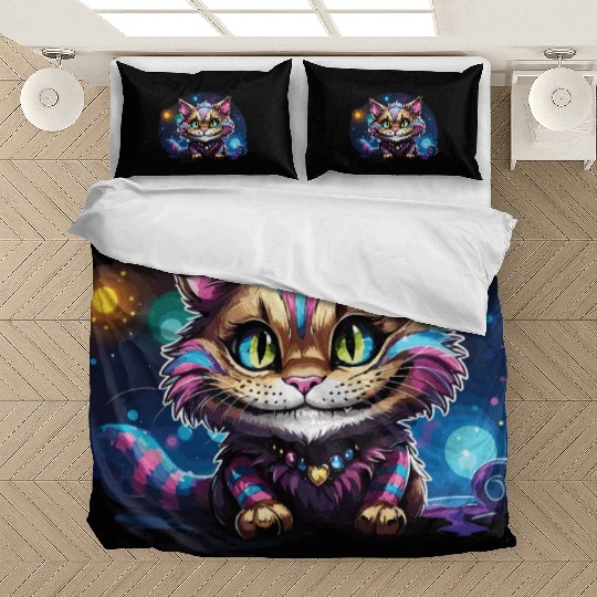 Fantasy Cheshire Cat Smile, Alice in Wonderland Bedding Sets