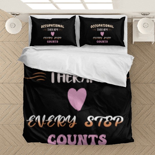 Occupational Therapy OTEvery Step Counts Vintage Bedding Sets
