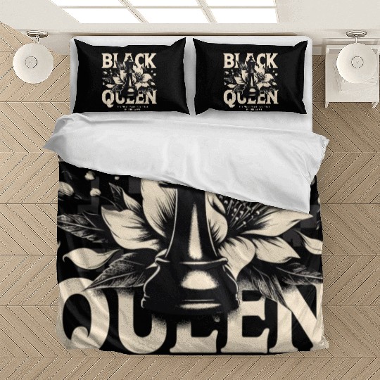 Black Queen The Most Powerful Chess African USA Bedding Sets