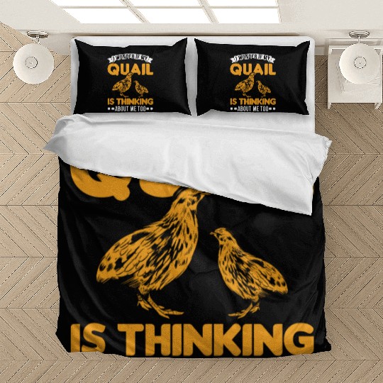 Warning Quail Breeding Breeders Bedding Sets