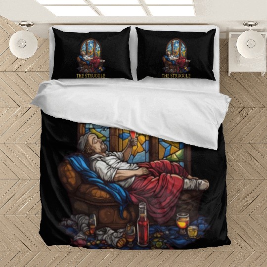 Sip & Sit Comedy: The Struggle Chronicles Bedding Sets