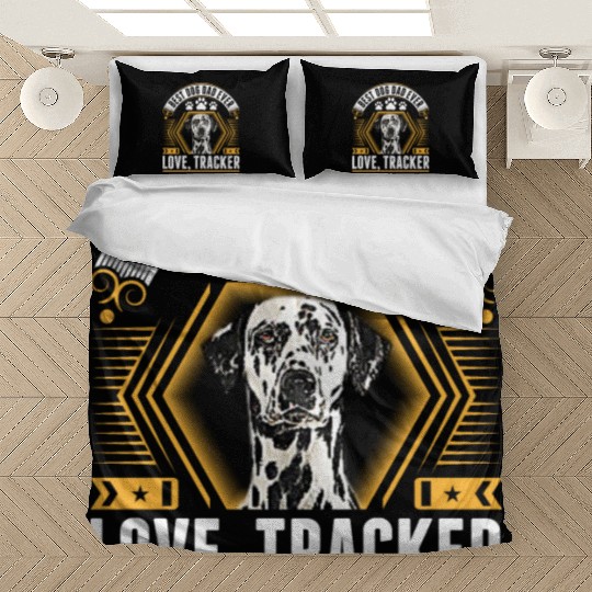 Best Great Dane Dog Dad Ever Love Tracker Bedding Sets