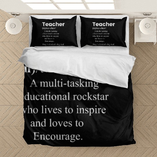 Teacher Definition Teacher Appreciation Bedding Sets