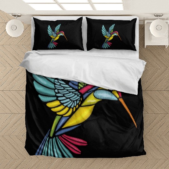 Colourful Hummingbird, Sweet and Elegant Style Bedding Sets