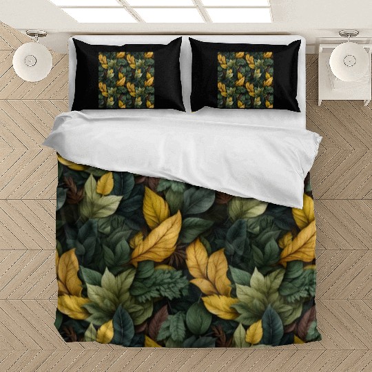 Fall Leaves Pattern Bedding Sets