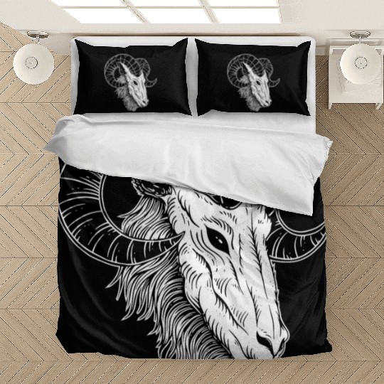 Dark Devil Baphomet Goat Head Bedding Sets