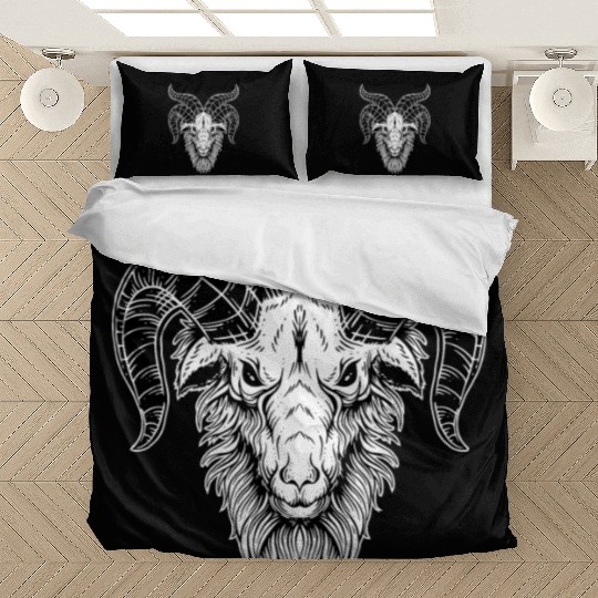 Devil Baphomet Goat Head Bedding Sets
