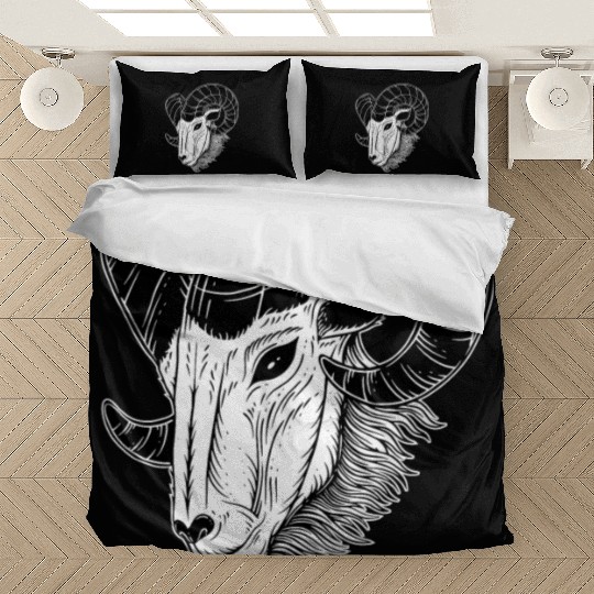 Dark Baphomet Goat Art Bedding Sets