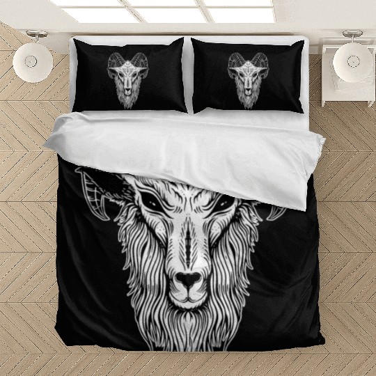Baphomet Goat Devil Head Bedding Sets