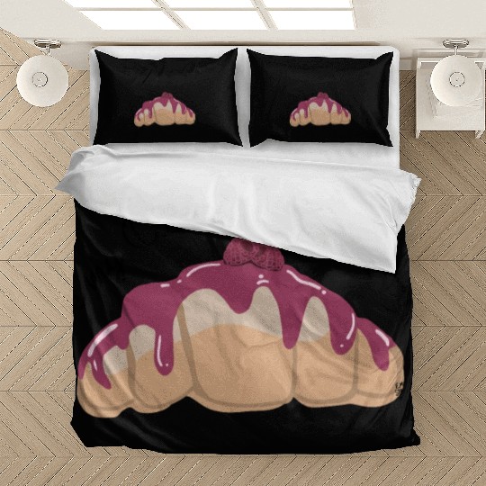 Be My Croissant Doodle Bedding Sets
