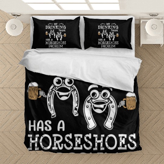 Drinking Team Horseshoe Pitching Bedding Sets