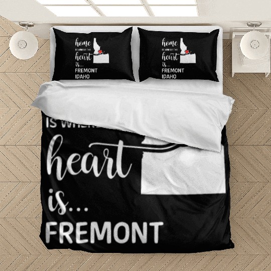 Fremont County Idaho Is Where My Heart Is Cool Bedding Sets