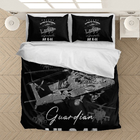 AH64 Apache Us Air Force attack helicopter with c Bedding Sets