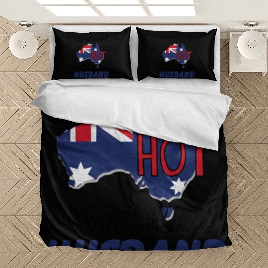 I Love My Hot Australian Husband Wife Bedding Sets