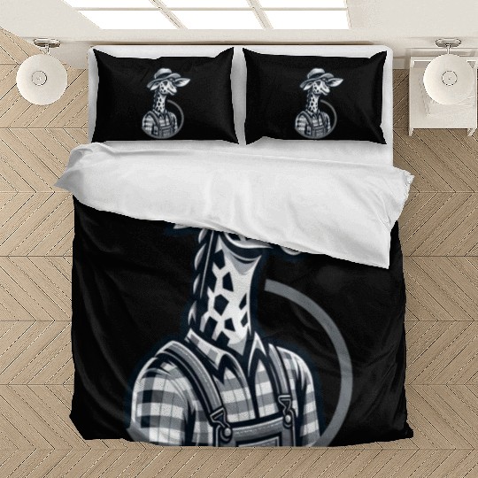Cute Giraffe Farmer Bedding Sets