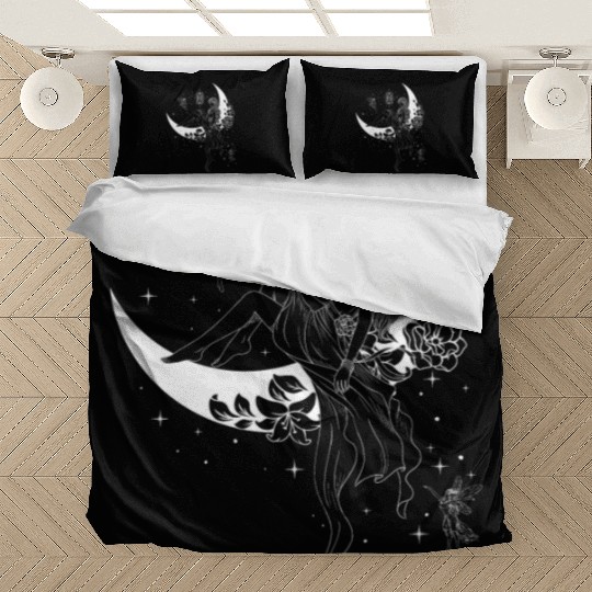 Fairy Fairycore Moon Crescent Moon Bedding Sets