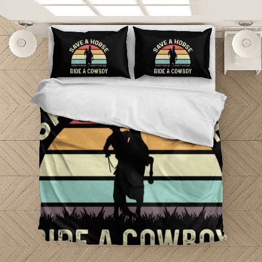 Ride a Cowboy Joker or Funny Person Gift Bedding Sets