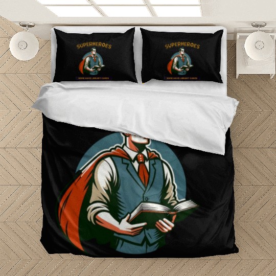 Superhero Librarian - Library Card Bedding Sets