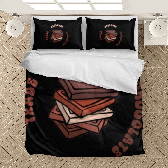 Will Trade Students For Chocolate funny teacher Bedding Sets