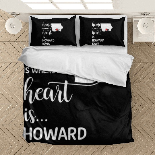 Howard County Iowa Is Where My Heart Is Gift Bedding Sets